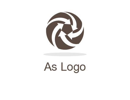 arrows in circle finance logo