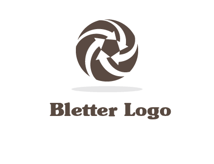 arrows in circle finance logo