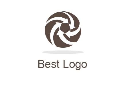 arrows in circle finance logo