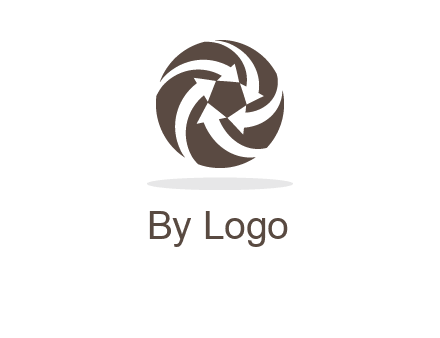 arrows in circle finance logo