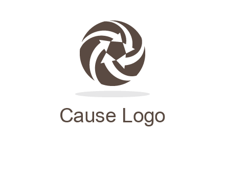arrows in circle finance logo