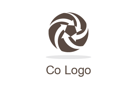 arrows in circle finance logo