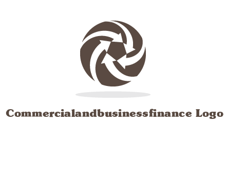 arrows in circle finance logo