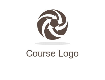 arrows in circle finance logo