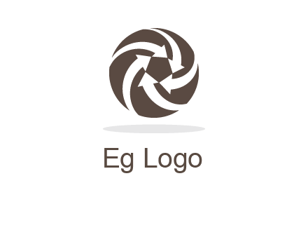 arrows in circle finance logo