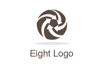 arrows in circle finance logo