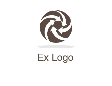 arrows in circle finance logo