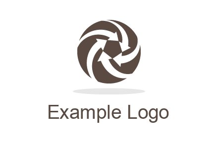 arrows in circle finance logo