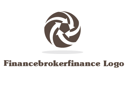 arrows in circle finance logo