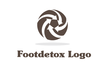 arrows in circle finance logo
