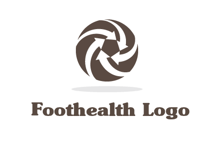 arrows in circle finance logo
