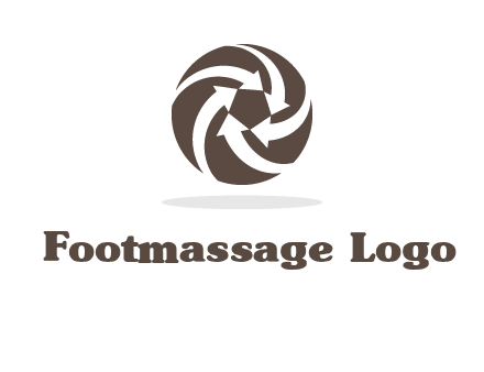 arrows in circle finance logo