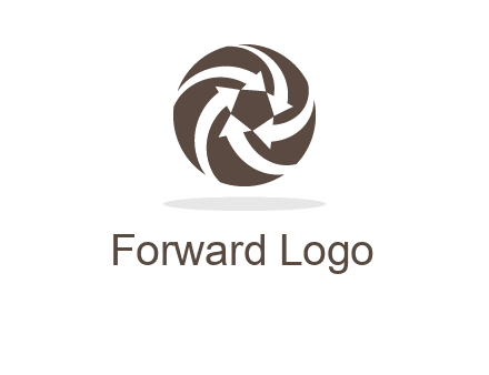 arrows in circle finance logo