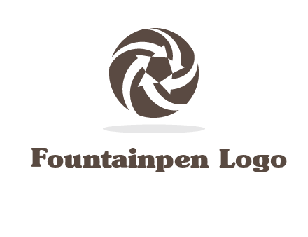 arrows in circle finance logo