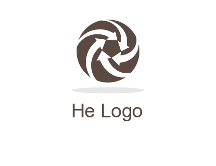 arrows in circle finance logo