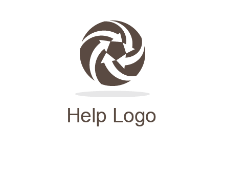 arrows in circle finance logo