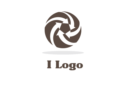 arrows in circle finance logo