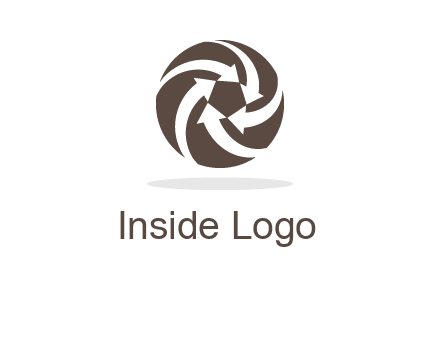 arrows in circle finance logo