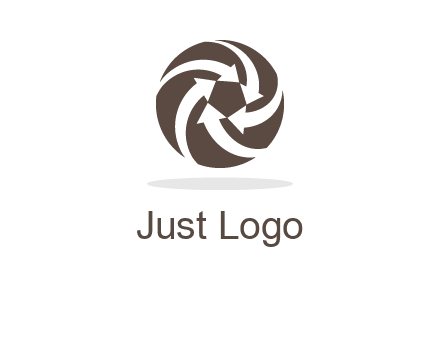 arrows in circle finance logo