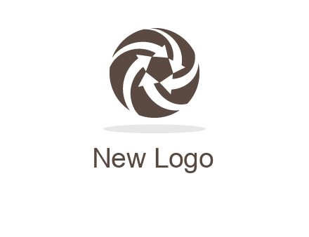 arrows in circle finance logo