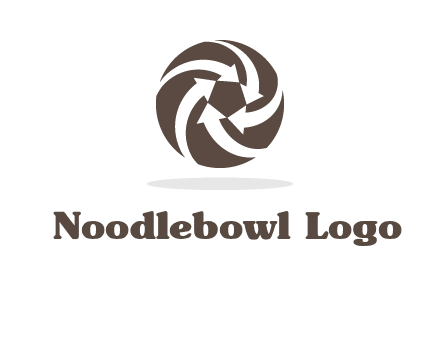 arrows in circle finance logo