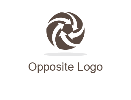 arrows in circle finance logo