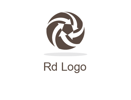 arrows in circle finance logo