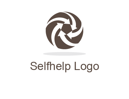 arrows in circle finance logo