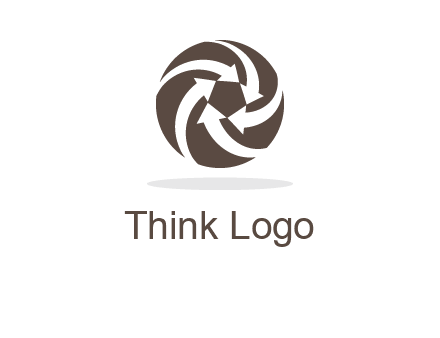 arrows in circle finance logo