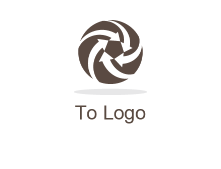 arrows in circle finance logo