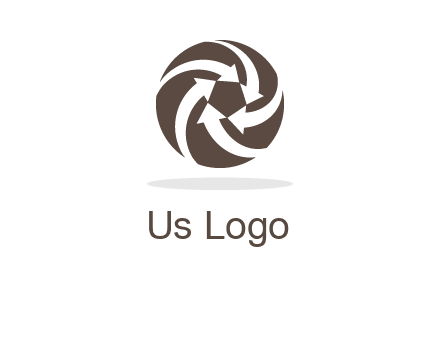 arrows in circle finance logo
