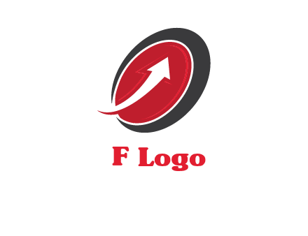 arrow in finance logo