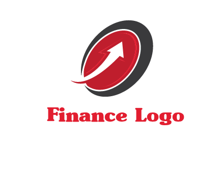 arrow in finance logo