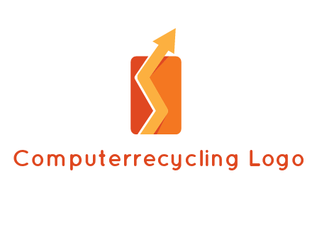 upward pointing growth arrows logo