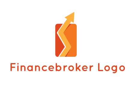 upward pointing growth arrows logo
