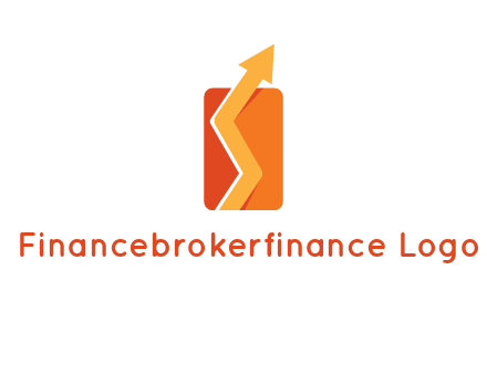 upward pointing growth arrows logo