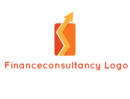 upward pointing growth arrows logo