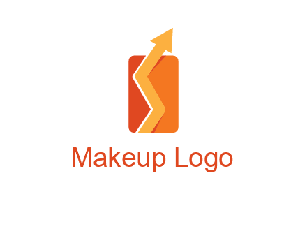 upward pointing growth arrows logo