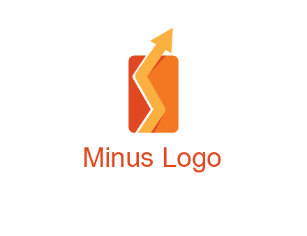 upward pointing growth arrows logo
