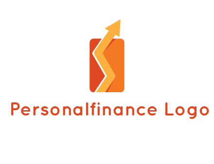 upward pointing growth arrows logo