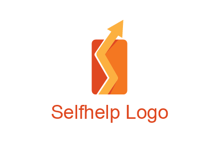 upward pointing growth arrows logo