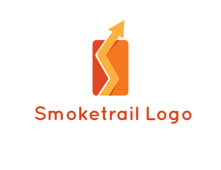 upward pointing growth arrows logo