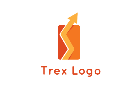 upward pointing growth arrows logo