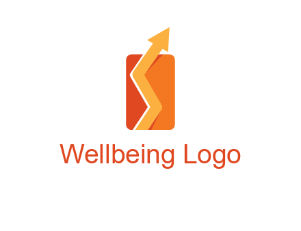 upward pointing growth arrows logo