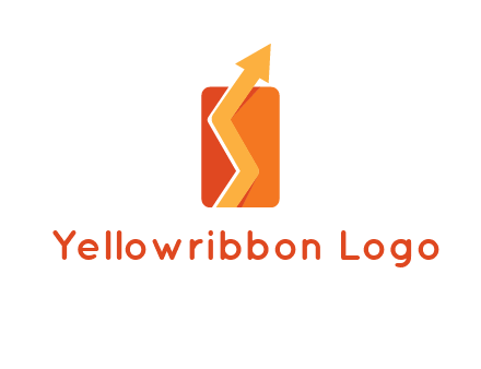 upward pointing growth arrows logo