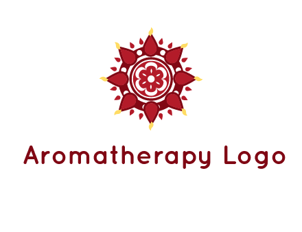 rangoli pattern in religious logo