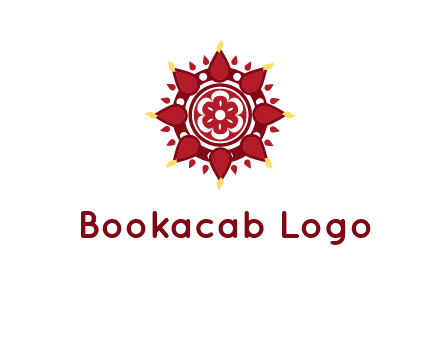 rangoli pattern in religious logo
