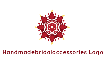 rangoli pattern in religious logo