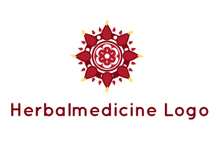 rangoli pattern in religious logo