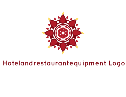 rangoli pattern in religious logo